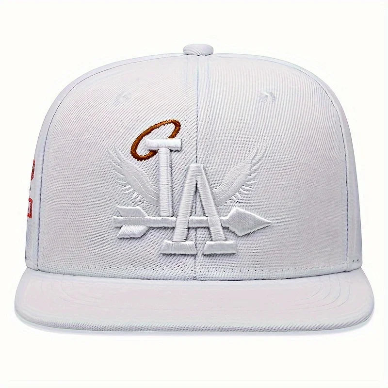 LA Embroidered Snapback – Angel Wings Edition