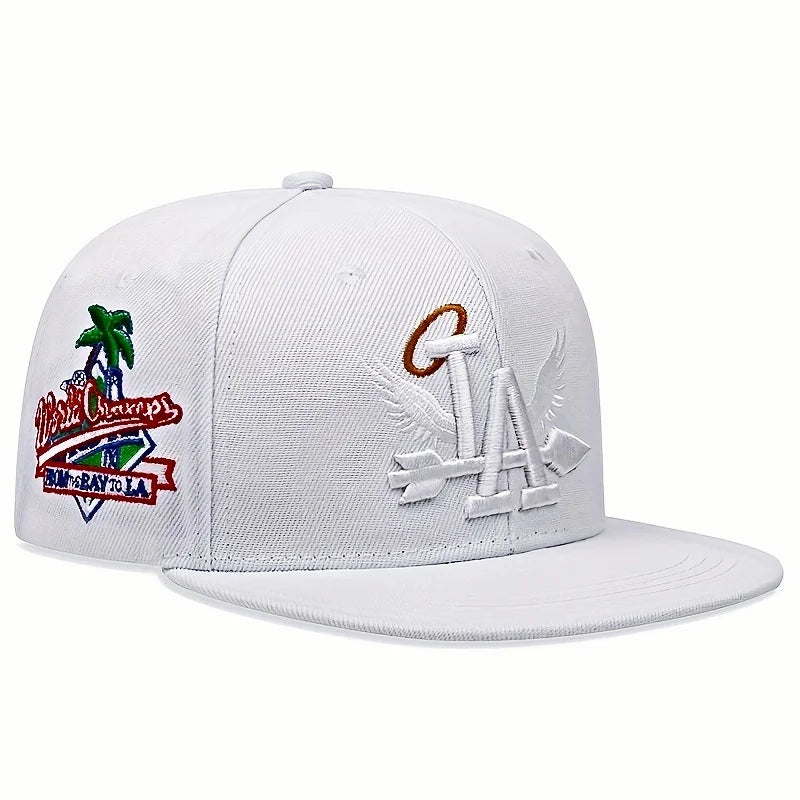 LA Embroidered Snapback – Angel Wings Edition
