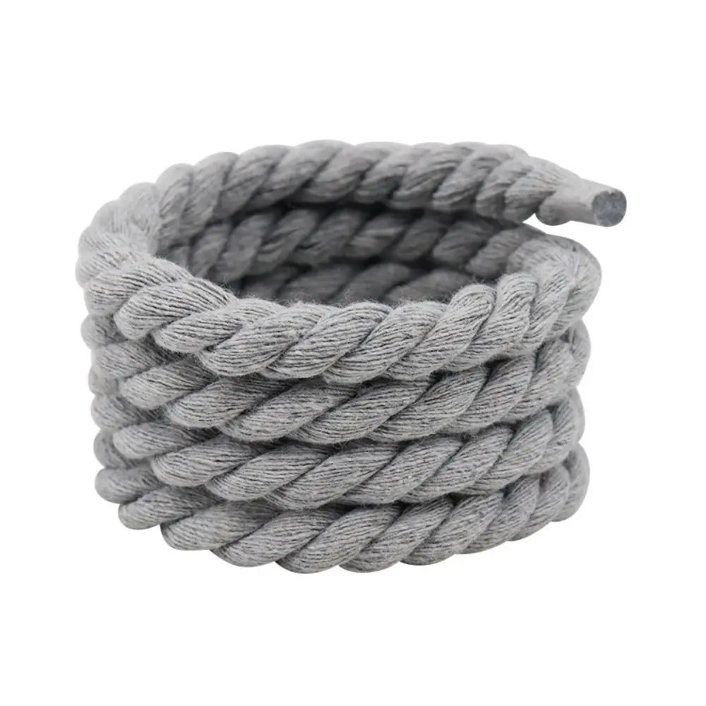 Thick Rope Shoelaces – 2PCS Premium Cotton/Polyester • 120cm • 10 Colors