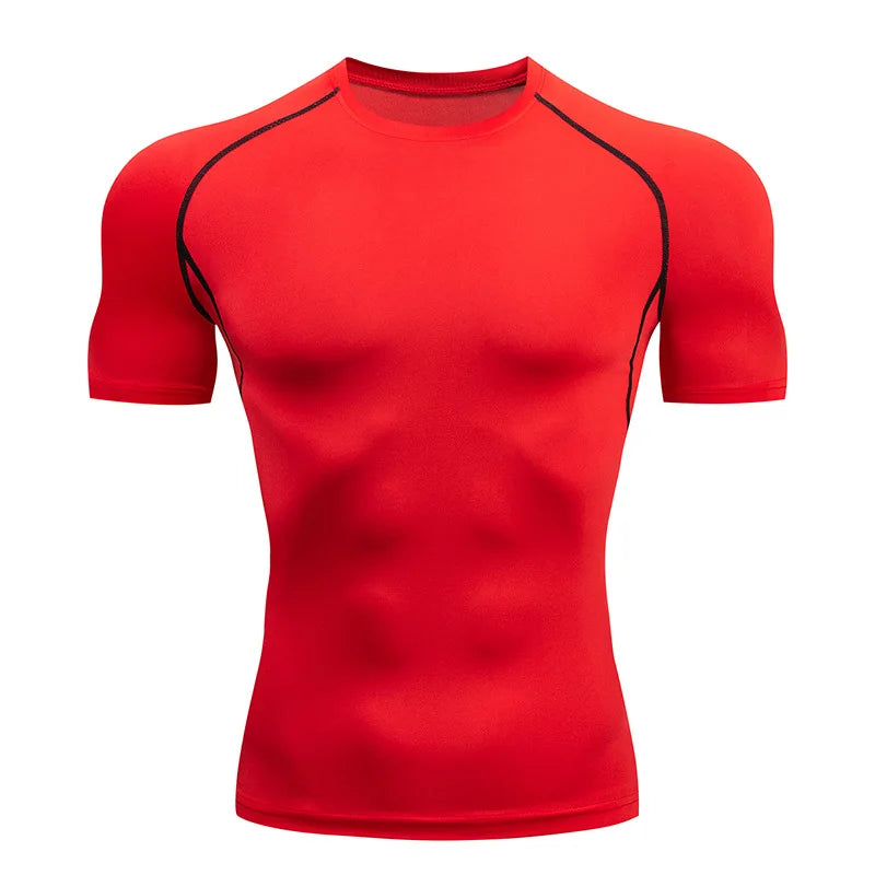 Men’s Compression Training Shirt – Athletic Fit, Quick-Dry, Performance Base Layer