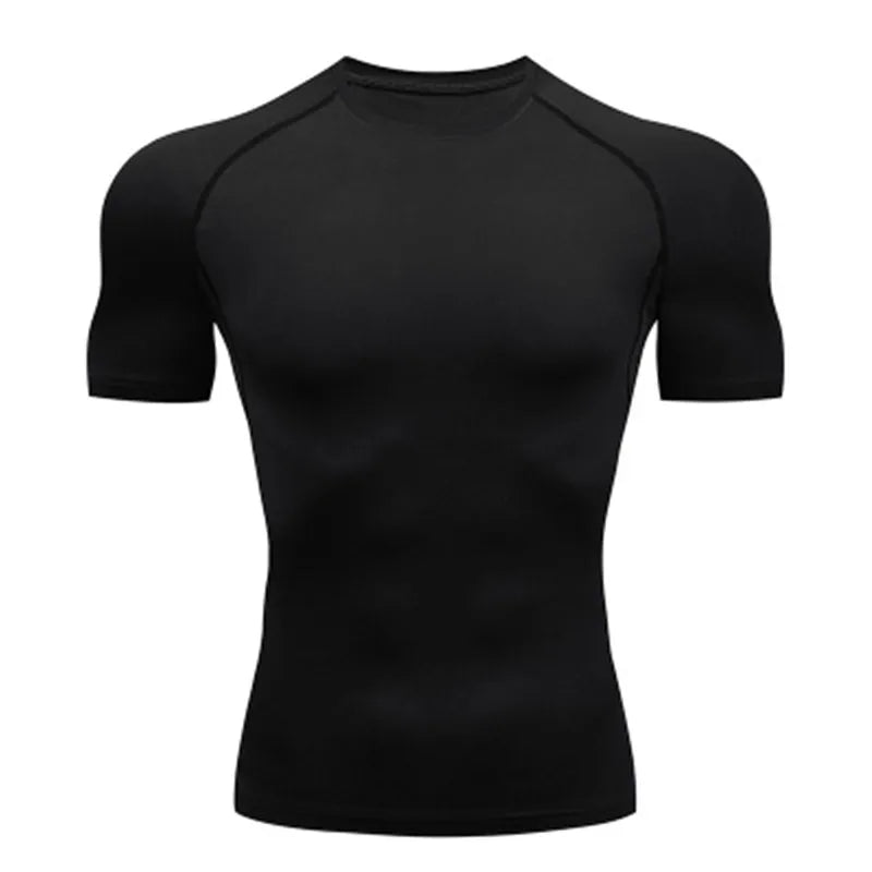 Men’s Compression Training Shirt – Athletic Fit, Quick-Dry, Performance Base Layer