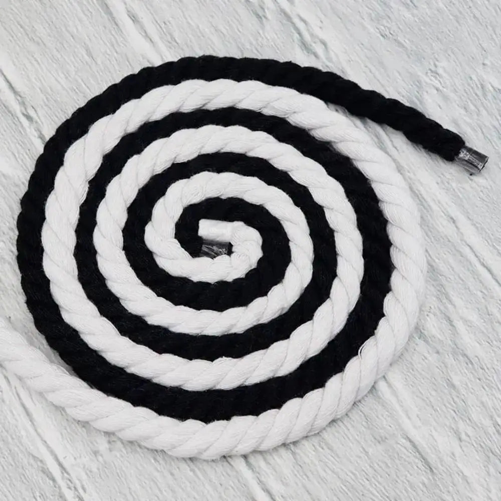 Thick Rope Shoelaces – 2PCS Premium Cotton/Polyester • 120cm • 10 Colors