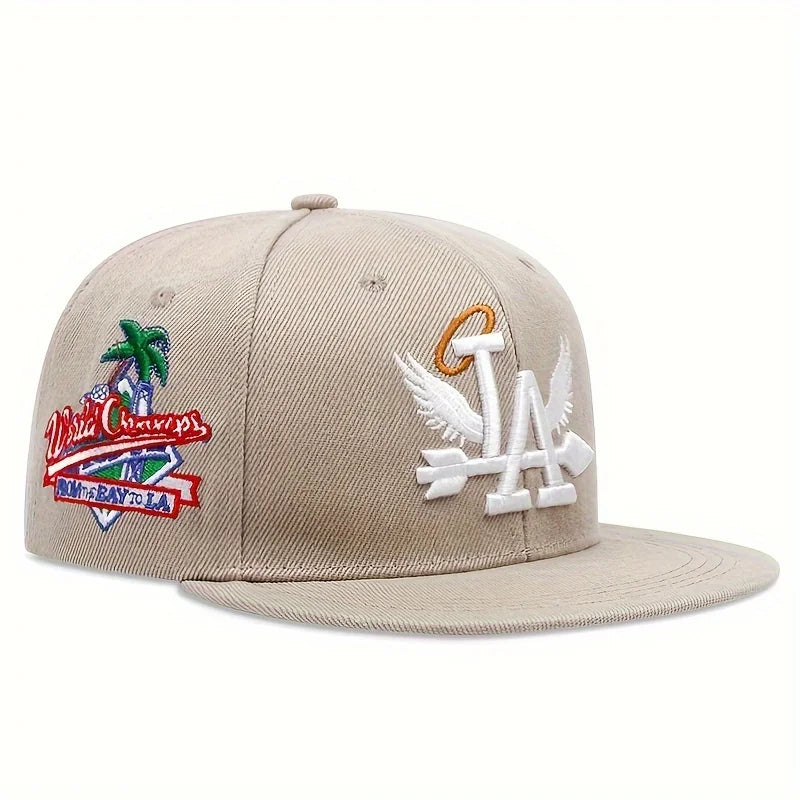 LA Embroidered Snapback – Angel Wings Edition