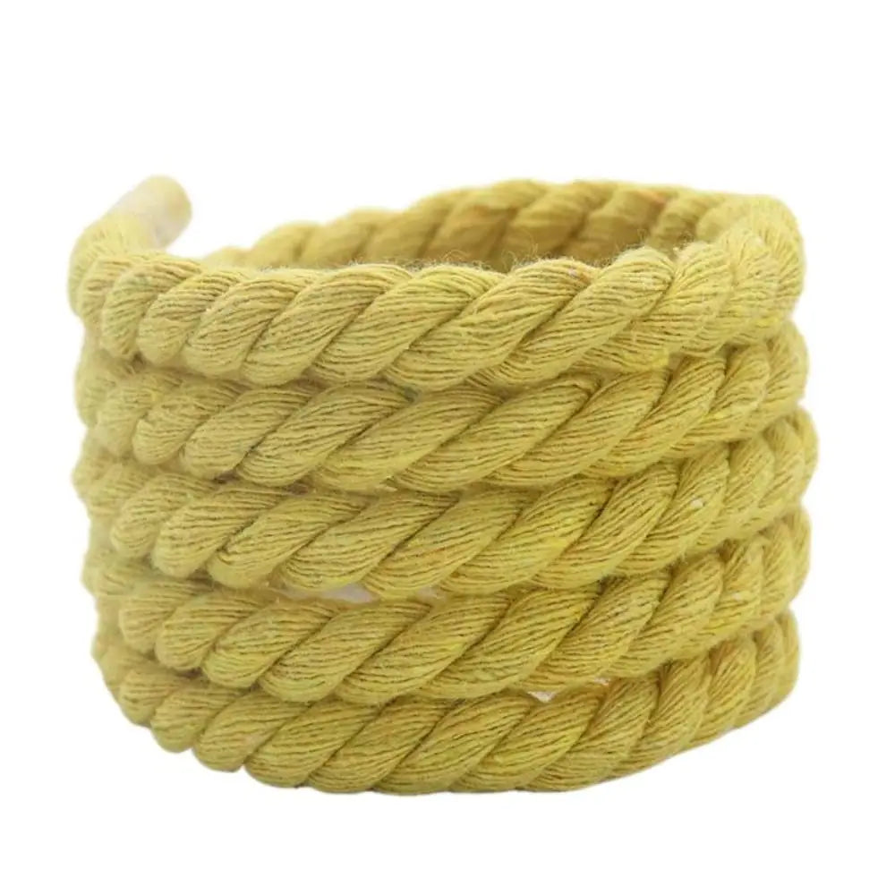 Thick Rope Shoelaces – 2PCS Premium Cotton/Polyester • 120cm • 10 Colors