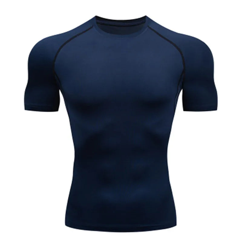 Men’s Compression Training Shirt – Athletic Fit, Quick-Dry, Performance Base Layer