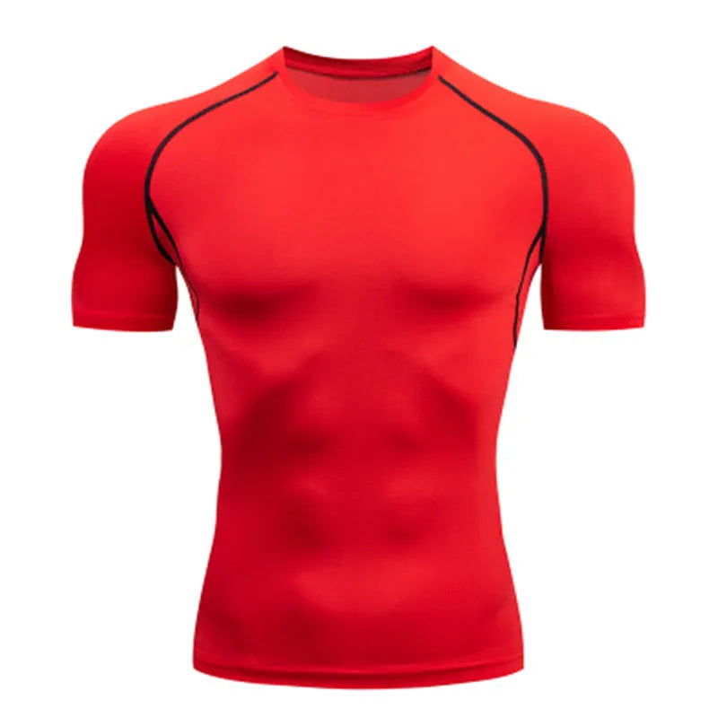 Men’s Compression Training Shirt – Athletic Fit, Quick-Dry, Performance Base Layer