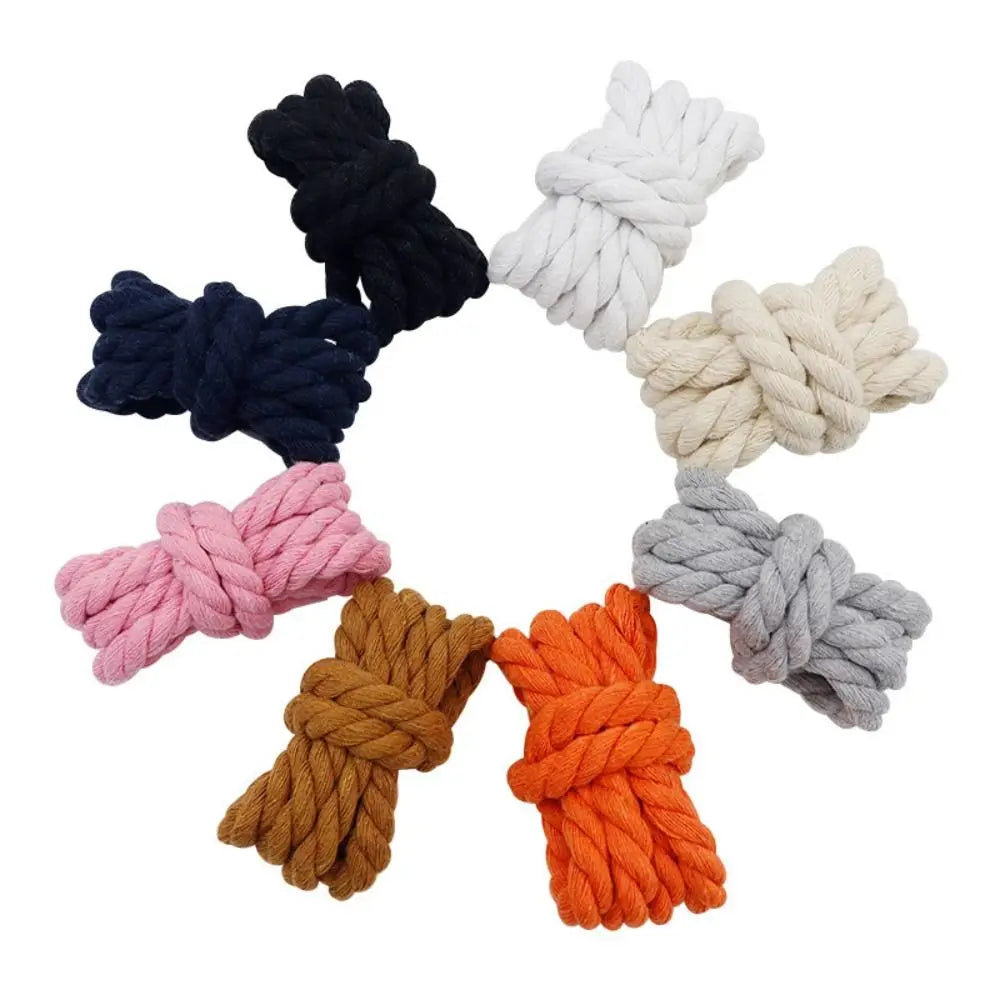 Thick Rope Shoelaces – 2PCS Premium Cotton/Polyester • 120cm • 10 Colors