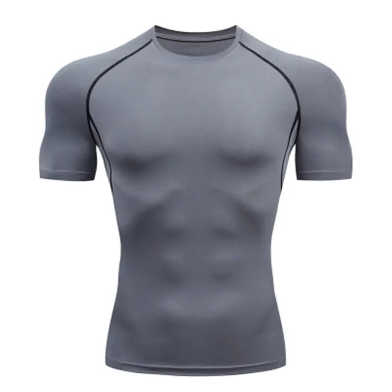 Men’s Compression Training Shirt – Athletic Fit, Quick-Dry, Performance Base Layer