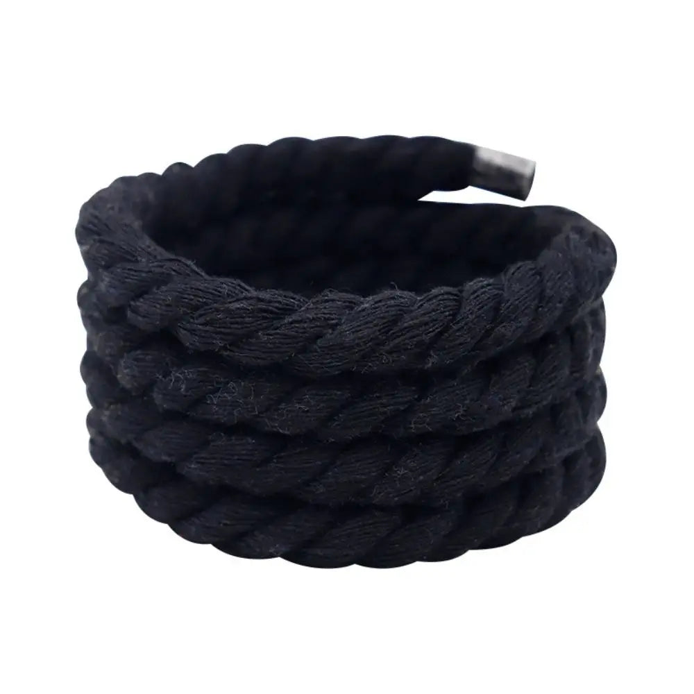 Thick Rope Shoelaces – 2PCS Premium Cotton/Polyester • 120cm • 10 Colors