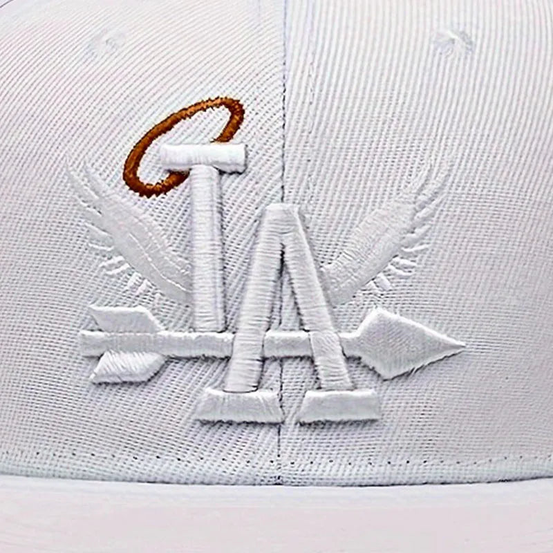 LA Embroidered Snapback – Angel Wings Edition