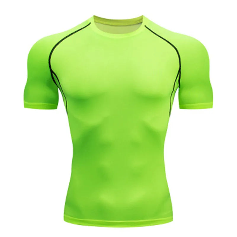 Men’s Compression Training Shirt – Athletic Fit, Quick-Dry, Performance Base Layer